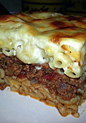 A picture of Pastitsio (Greek Pasta Bake).