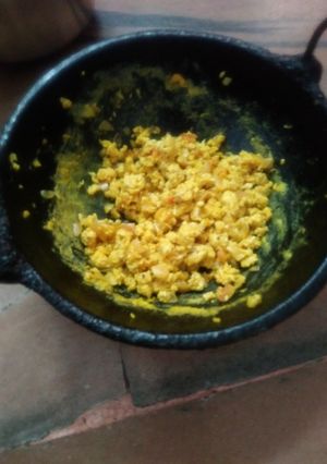 A picture of Egg Bhurji.
