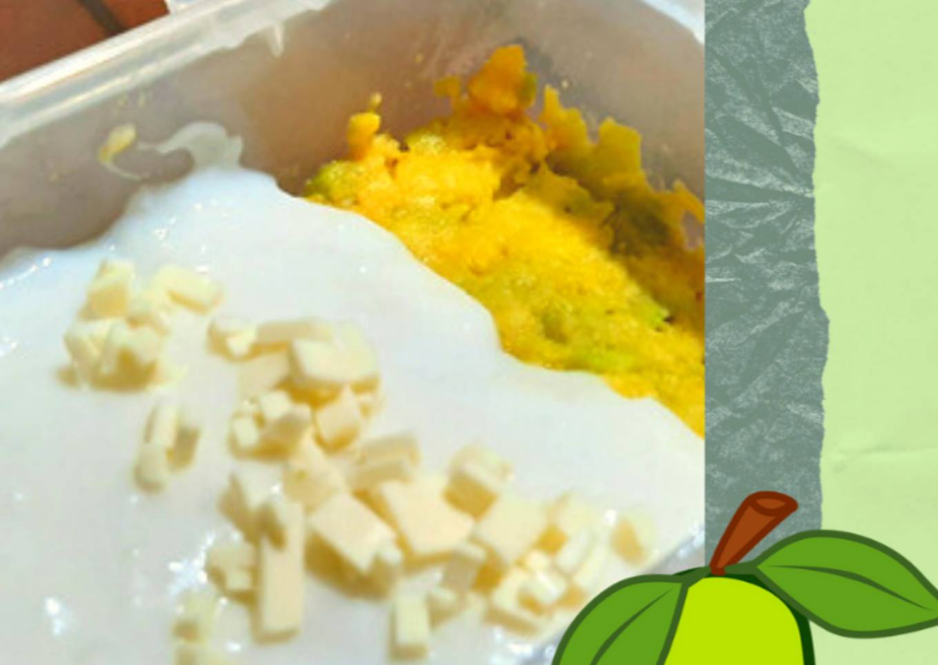 Snack MPASI: Alpukat Santan Keju