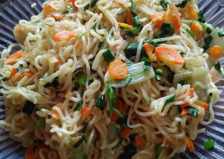 Cara Gampang Menyiapkan Mie goreng sayur yang Bisa Manjain Lidah