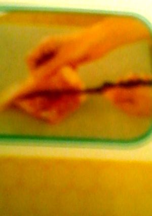 A picture of boning chicken breast.