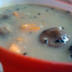A picture of SOYA BALLS OATS SOUP..