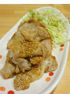 A picture of Our Simple Pan-Fried Ginger Pork.