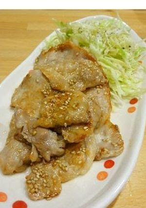 A picture of Our Simple Pan-Fried Ginger Pork.