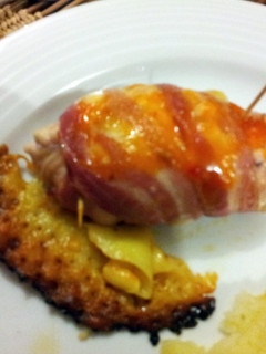 A picture of Sweet Chilli Bacon Wrapped Chicken.