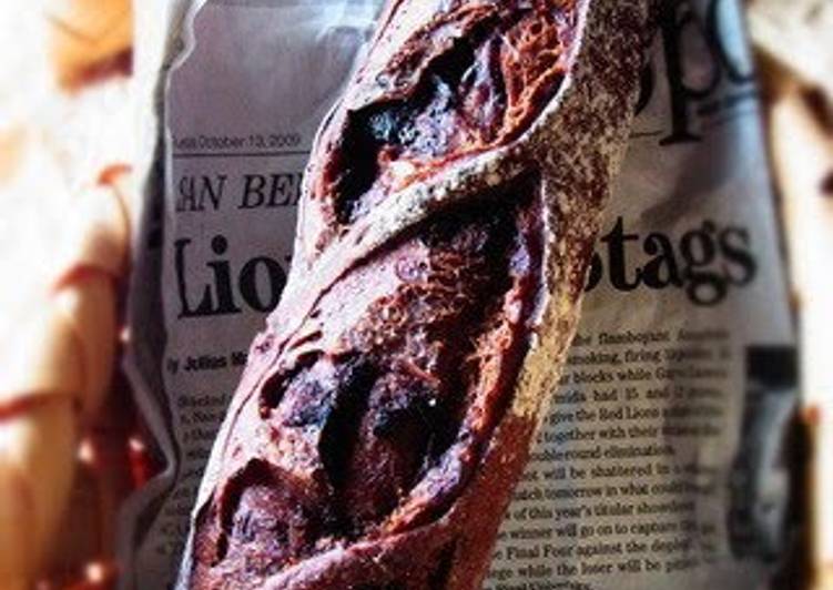 Steps to Prepare Award-winning Black French Baguette.