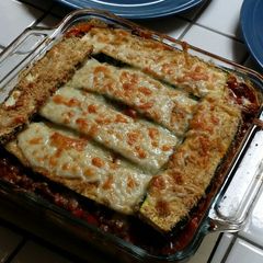 A picture of Zucchini Lasagna (no noodles).