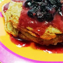 A picture of Banana (Flourless) Pancakes (Paleo/Clean Recipe).