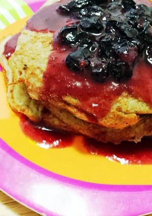 A picture of Banana (Flourless) Pancakes (Paleo/Clean Recipe).