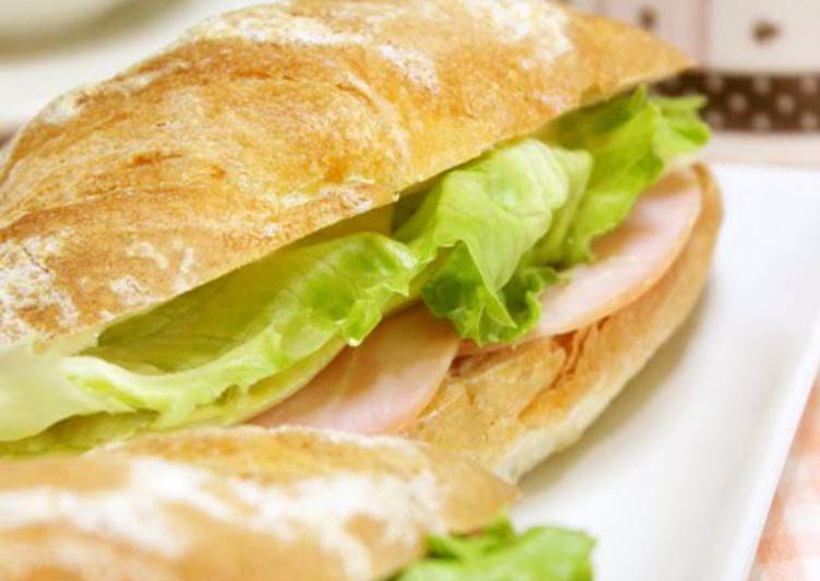 Simple Way to Make Speedy Parisienne Sandwich Ham and Cheese