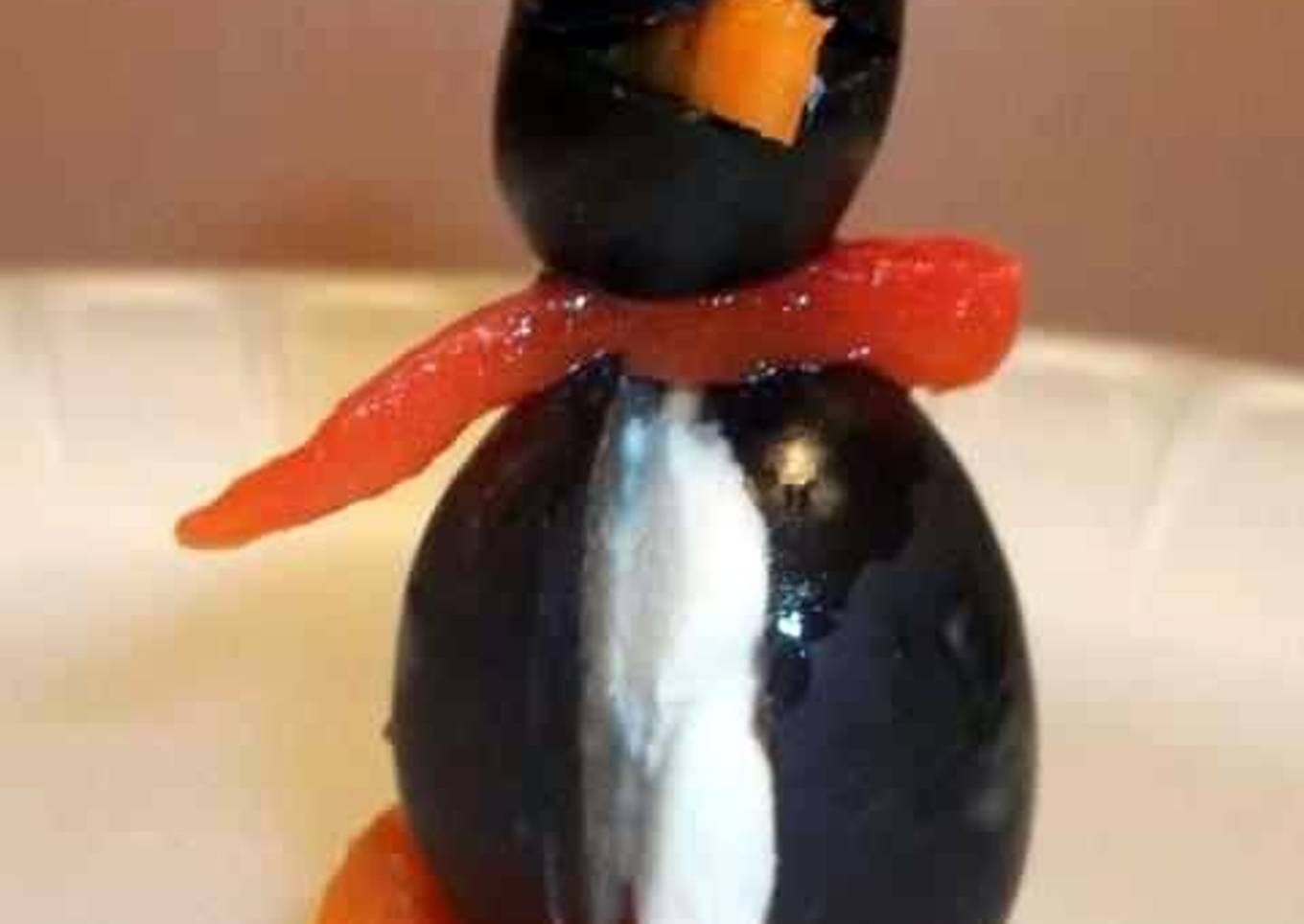 Cream Cheese Penguins