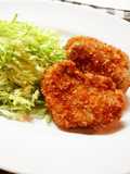 Delicious Crispy Deep-Fried Pork Filet Cutlets