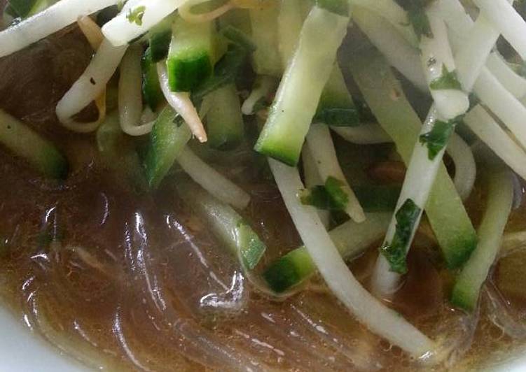 Steps to Prepare Quick Rice noodle soup