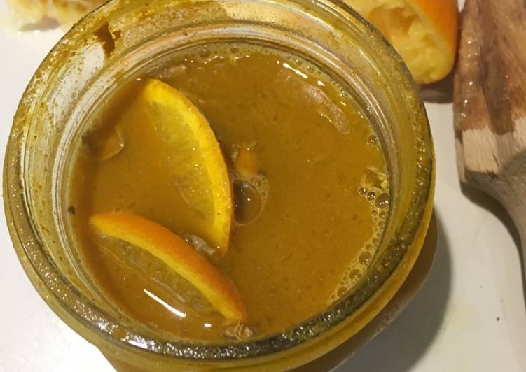 Jarabe de Naranja-Cúrcuma-Jengibre