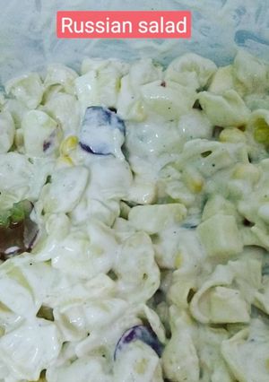 A picture of Russian Salad.