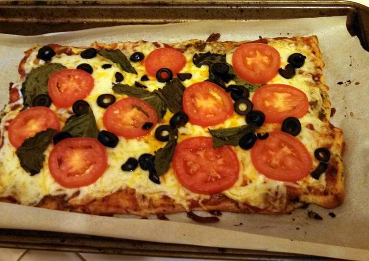 Steps to Make Homemade Easy Margherita Pizza