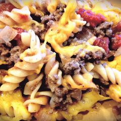 A picture of Cheeseburger Casserole.