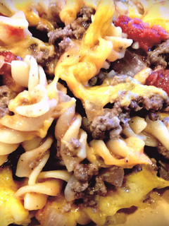 A picture of Cheeseburger Casserole.