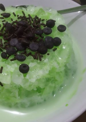 Foto resep Ice Kepal Rasa Melon