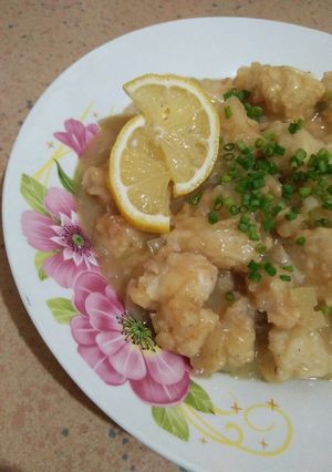 Foto resep Ayam saus lemon