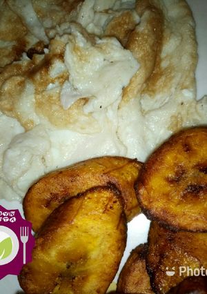 A picture of Egg and plantain.