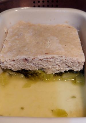 Foto resep Tim daging sayur asin