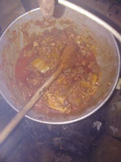 Szarvasborjú pöri bográcsban recept fotója