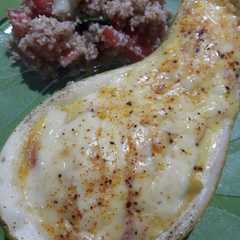 Una foto de Zucchini relleno