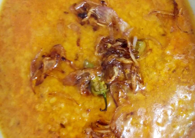 Recipe of Super Quick Homemade Yummy Moong Daal (split yellow lentils) by Nanacy