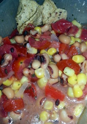 A picture of Black Eyed Pea Caviar.