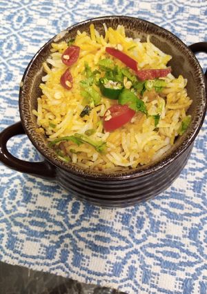 A picture of Matka Biryani.