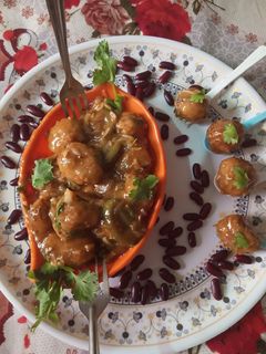 ग्रेवी मंचूरियन (Gravy manchurian recipe in hindi) रेसिपी मुख्य फोटो