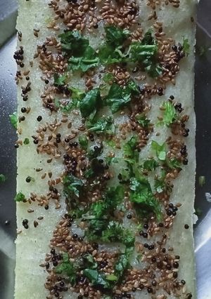 A picture of Rava Dhokla.