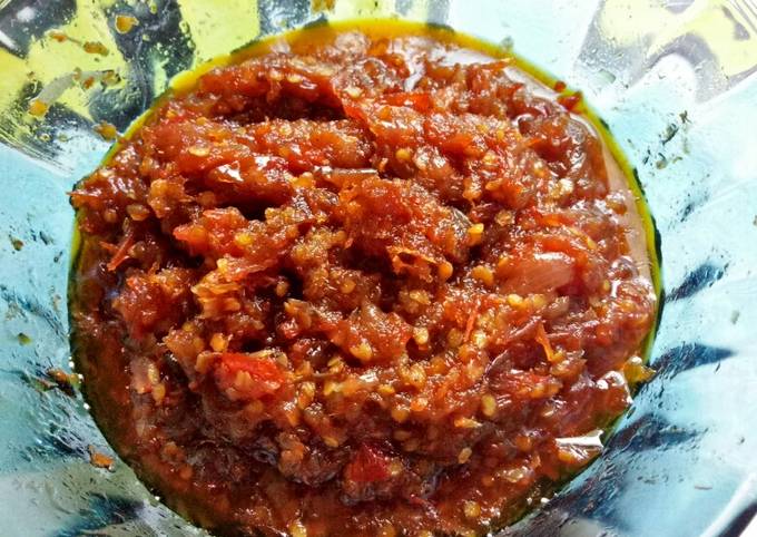 Sambal bawang ala bu Rudy