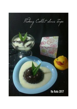 Foto resep Puding Coklat Saus Tape