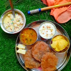 A picture of Falahari thali.
