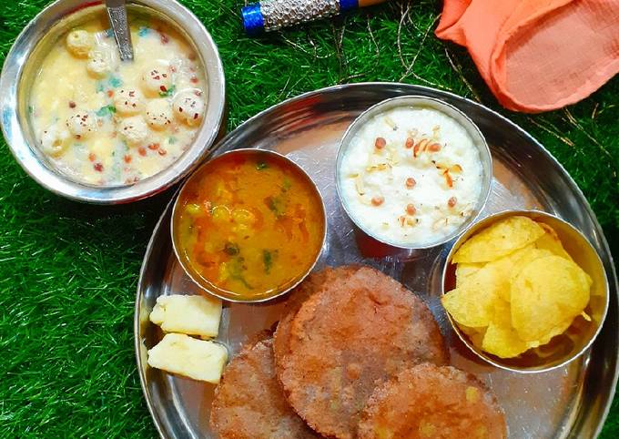 Falahari thali Recipe by Neha Dua - Cookpad