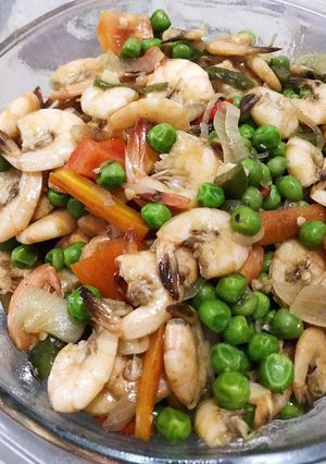 Foto resep Tumis Udang Kuah Lemon