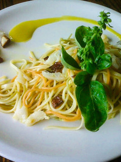 Una foto de Pasta con Bacalao al Pil-Pil!