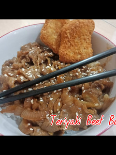 Foto resep Teriyaki Beef Bowl ala Yoshinoya