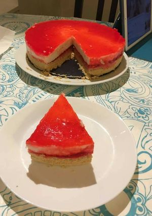 صورة لوصفة 🍓🍓تشيزكيك بالفراوله🍓🍓
