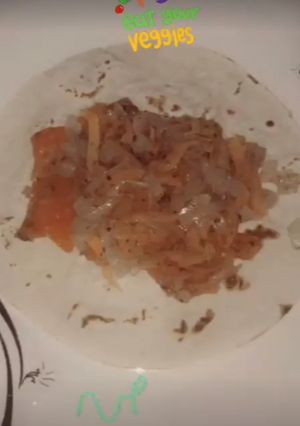 Una foto de Pan árabe relleno