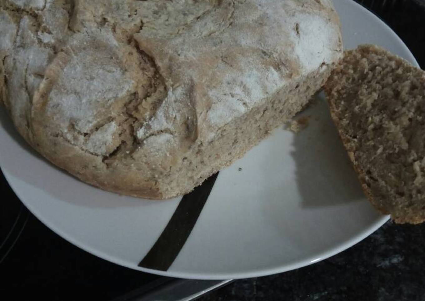 Pan de calabaza roja con tres harinas