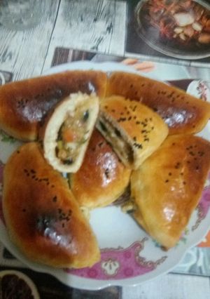 صورة لوصفة كوكا بعجينة مقرمشة ولذيذة