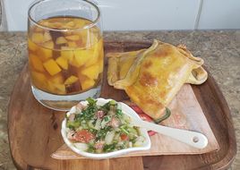 Ponche con vino blanco
