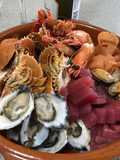 Seafood platter