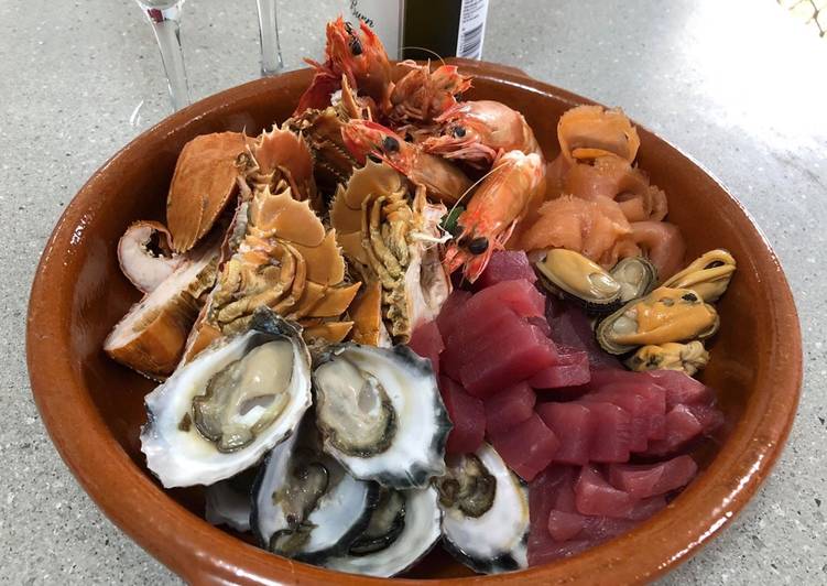 Recipe of Super Quick Homemade Seafood platter