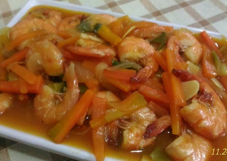Resep Udang Asam Manis Pedas yang Bisa Manjain Lidah