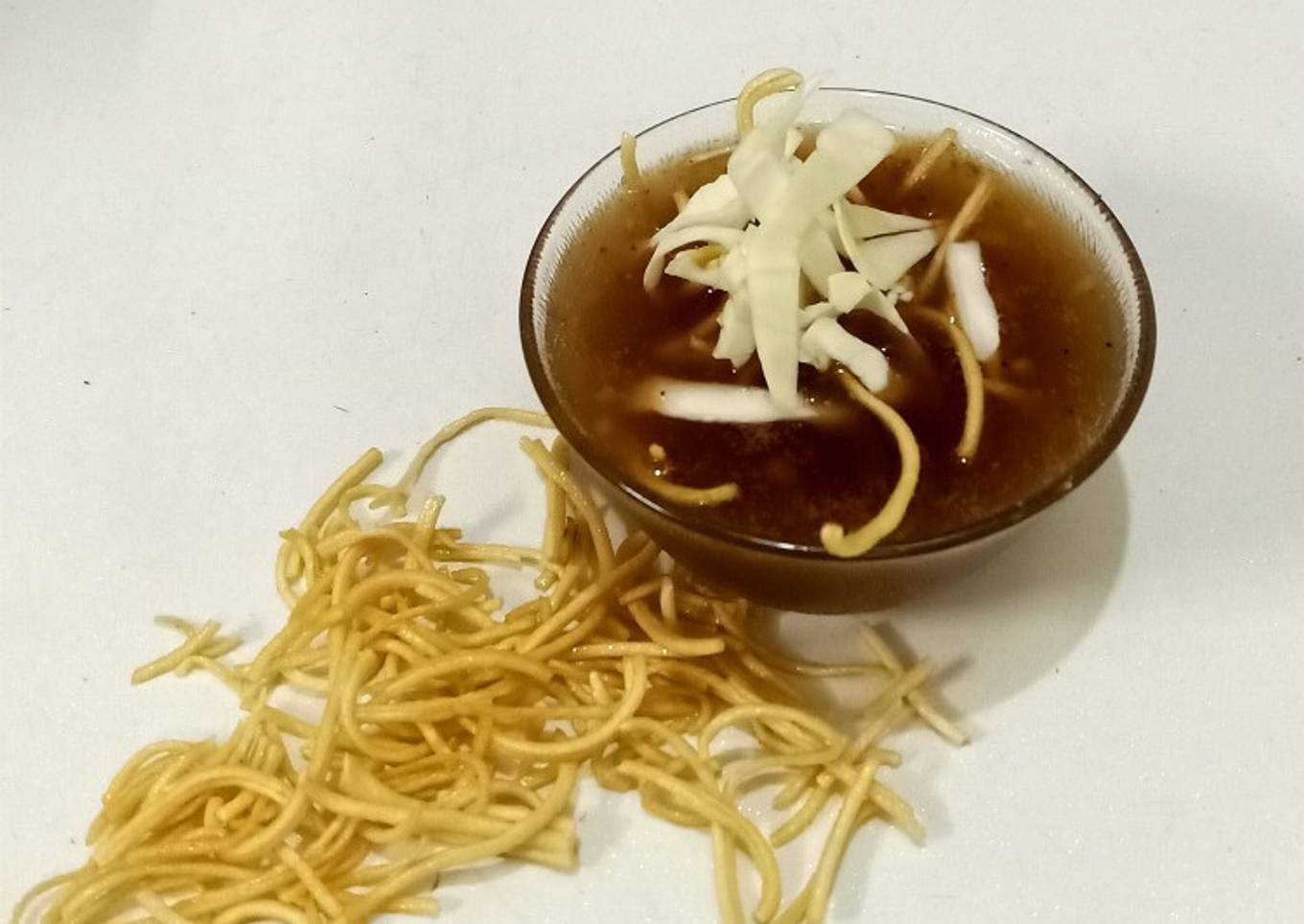 Manchu soup with vegetables