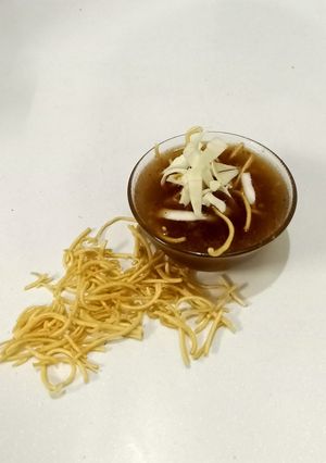 A picture of Veg manchow soup.